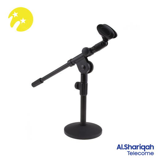 Weida WD210 Adjustable Desktop Microphone Stand Table Mic Stands With Clip