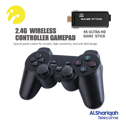 2.4G Wireless Controller Gamepad 4K TV Video Game Console for GBA CPS PS1 SFC GB