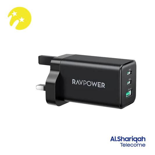RAVPOWER PD PIONEER 65W GAN 3-PART WALL CHARGER