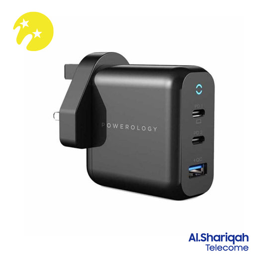 POWEROLOGY_ADAPTER_BLACK_65W CHARGE WITH POWER